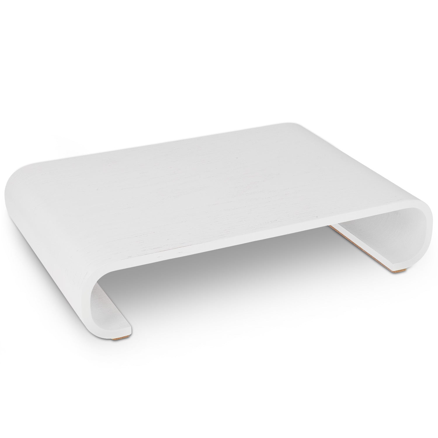 Navaris Computer Monitor Wood Stand - Βάση Στήριξης Οθόνης από Ξύλο - White - 45835.02