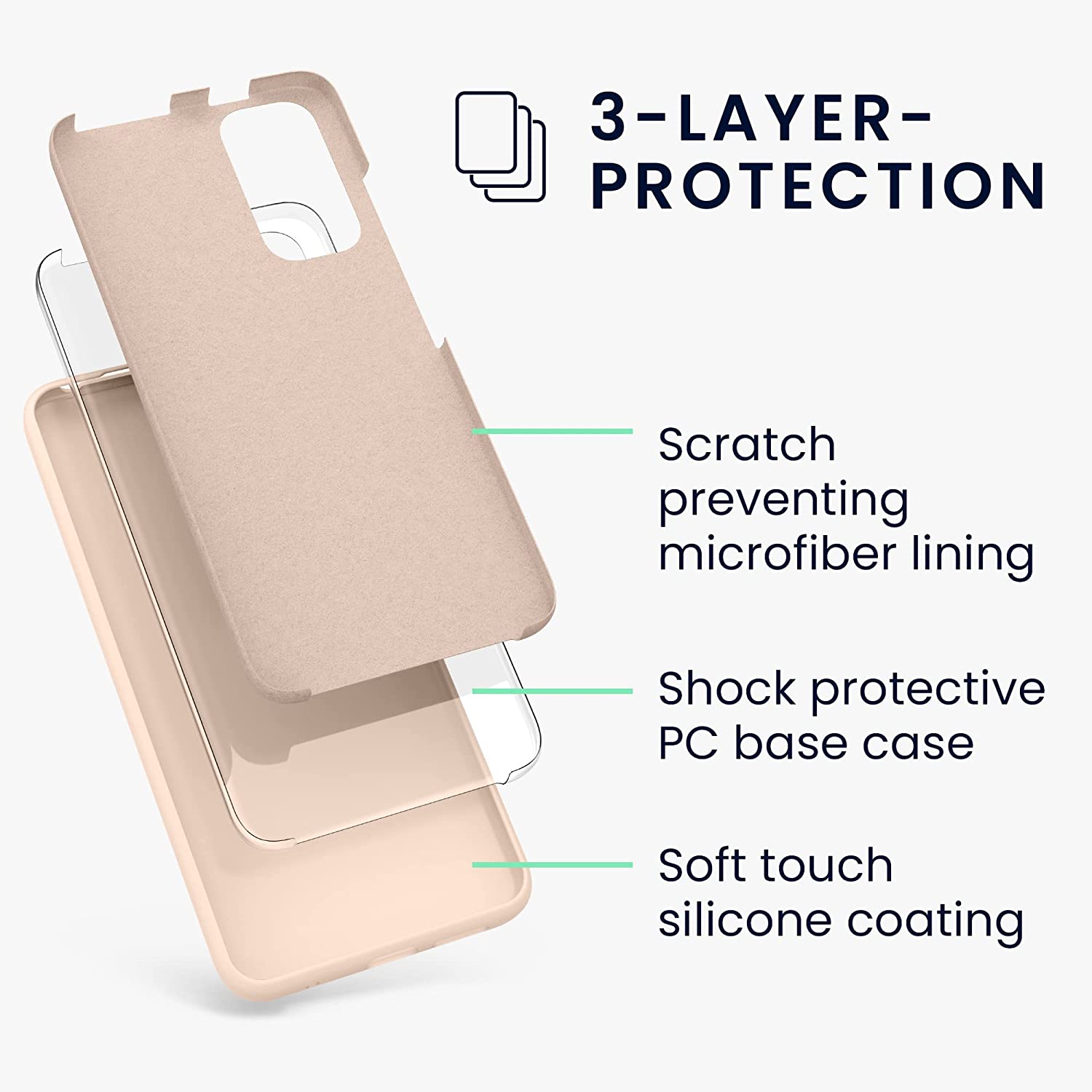 KW Xiaomi Redmi Note 11 / Redmi Note 11S Θήκη Σιλικόνης Rubberized TPU - Coconut Swirl - 57372.225