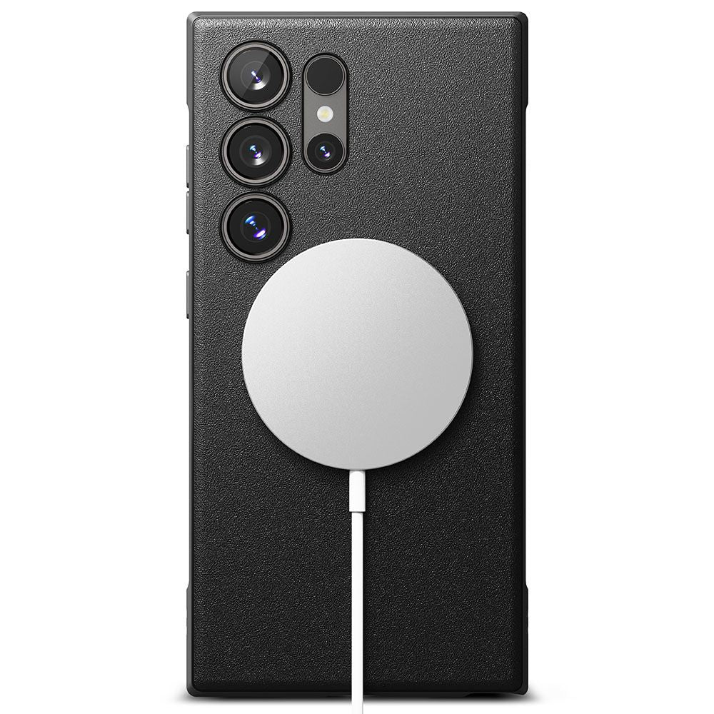 Ringke Samsung Galaxy S24 Ultra Onyx MagSafe Θήκη Σιλικόνης με MagSafe - Black