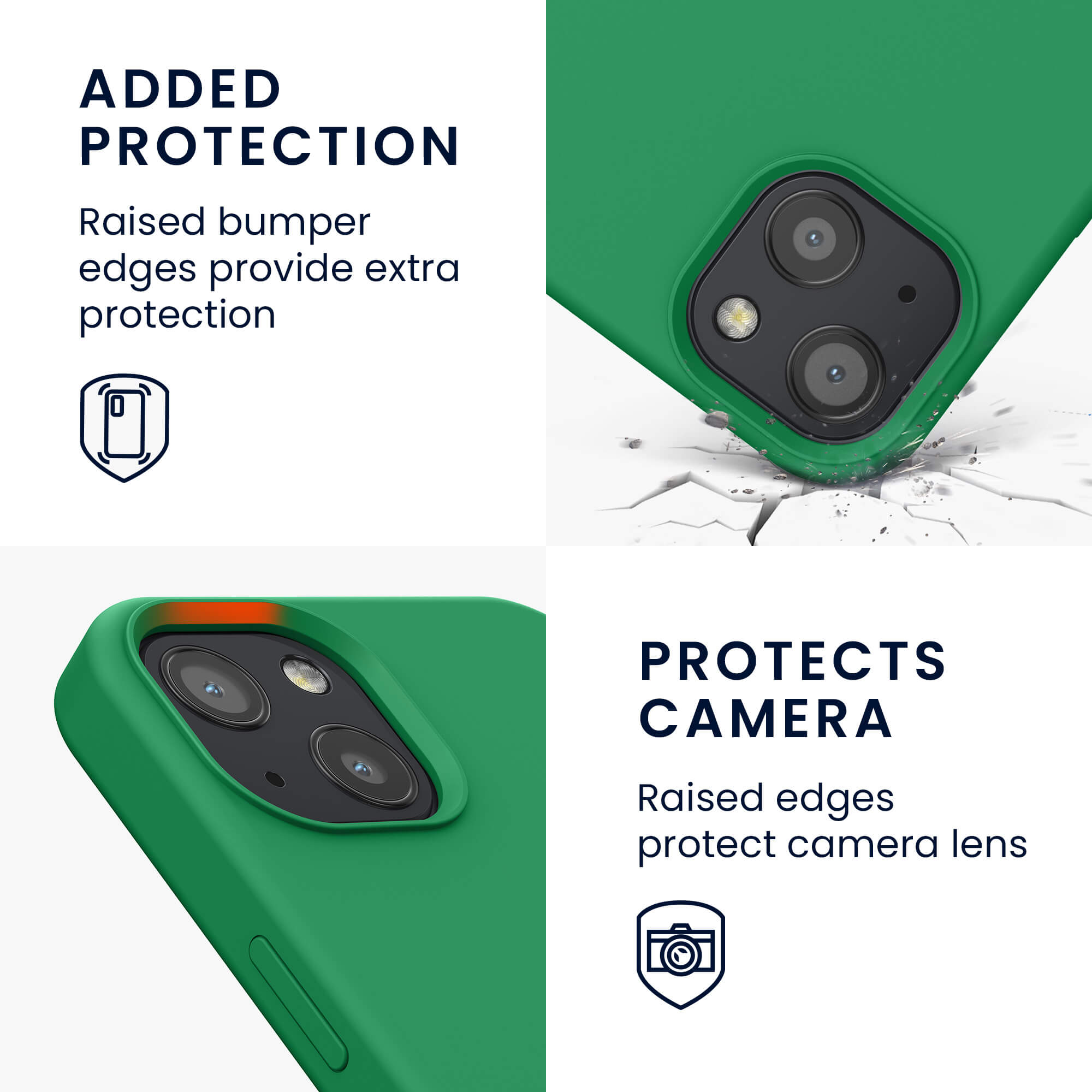 KW iPhone 13 Θήκη Σιλικόνης Rubberized TPU - Pixie Green - 55878.227