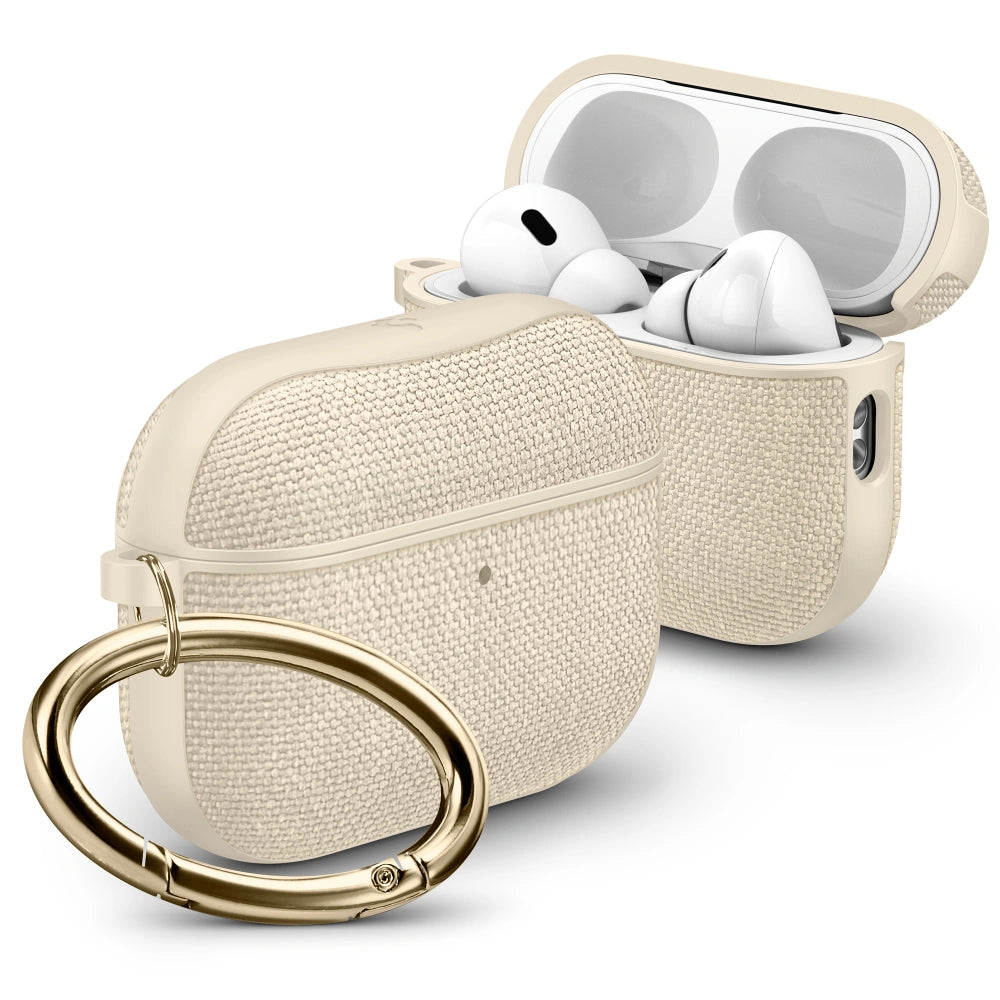 Spigen AirPods Pro 3 Θήκη από Σιλικόνη και Ύφασμα - Urban Fit - Dune Beige