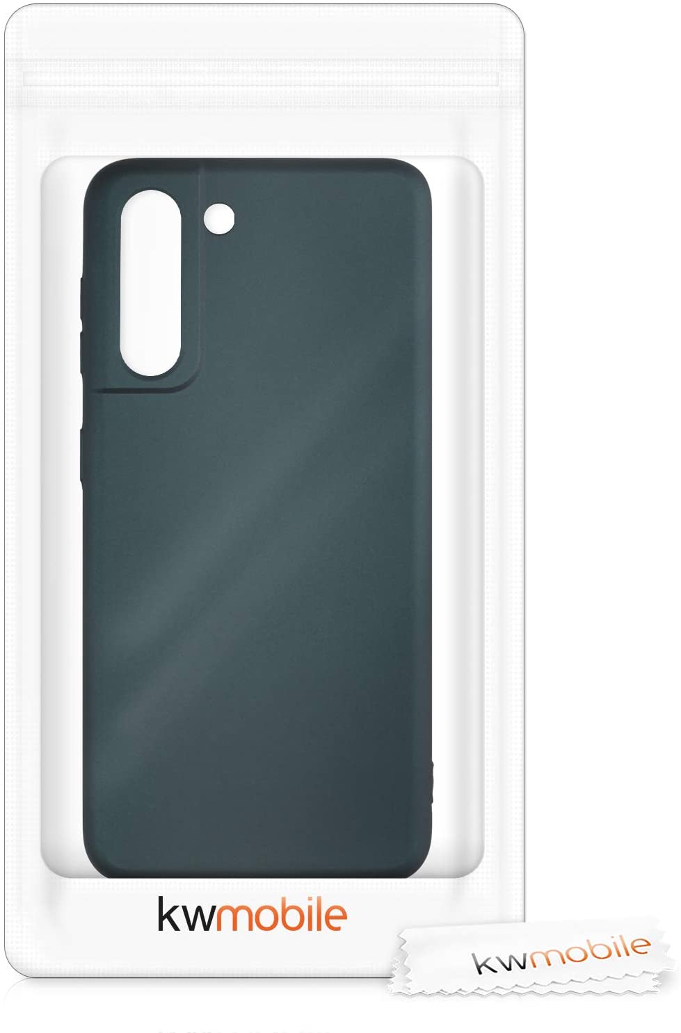 KW Samsung Galaxy S21 Θήκη Σιλικόνης - Metallic Petrol - 54057.14