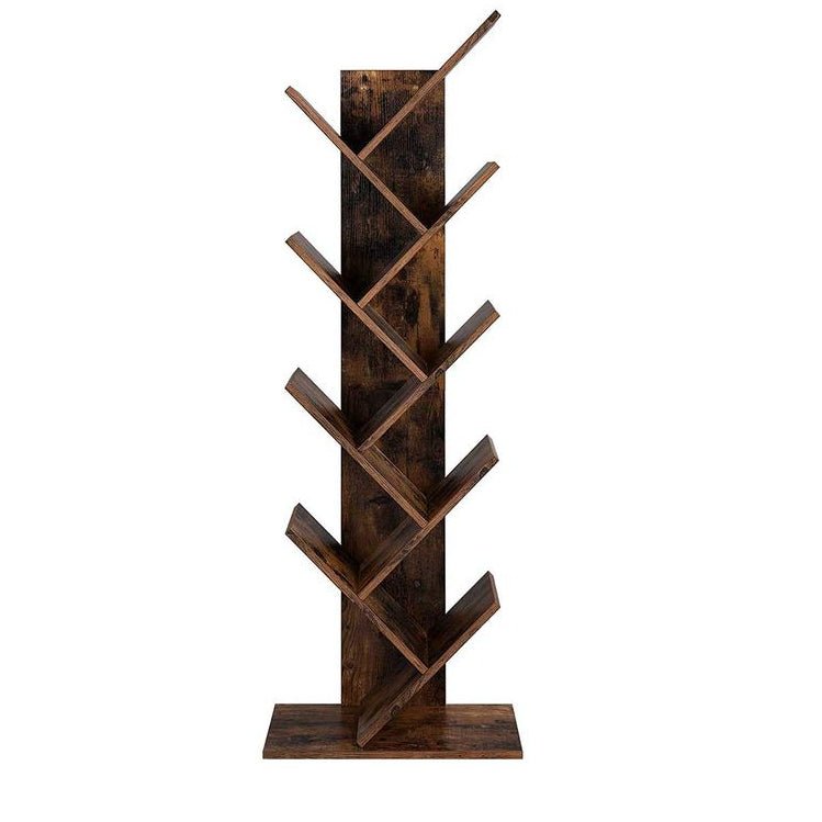 Vasagle Βιβλιοθήκη με 8 Ράφια - 50 x 25 x 141.5 cm - Vintage Brown - LBC11BX