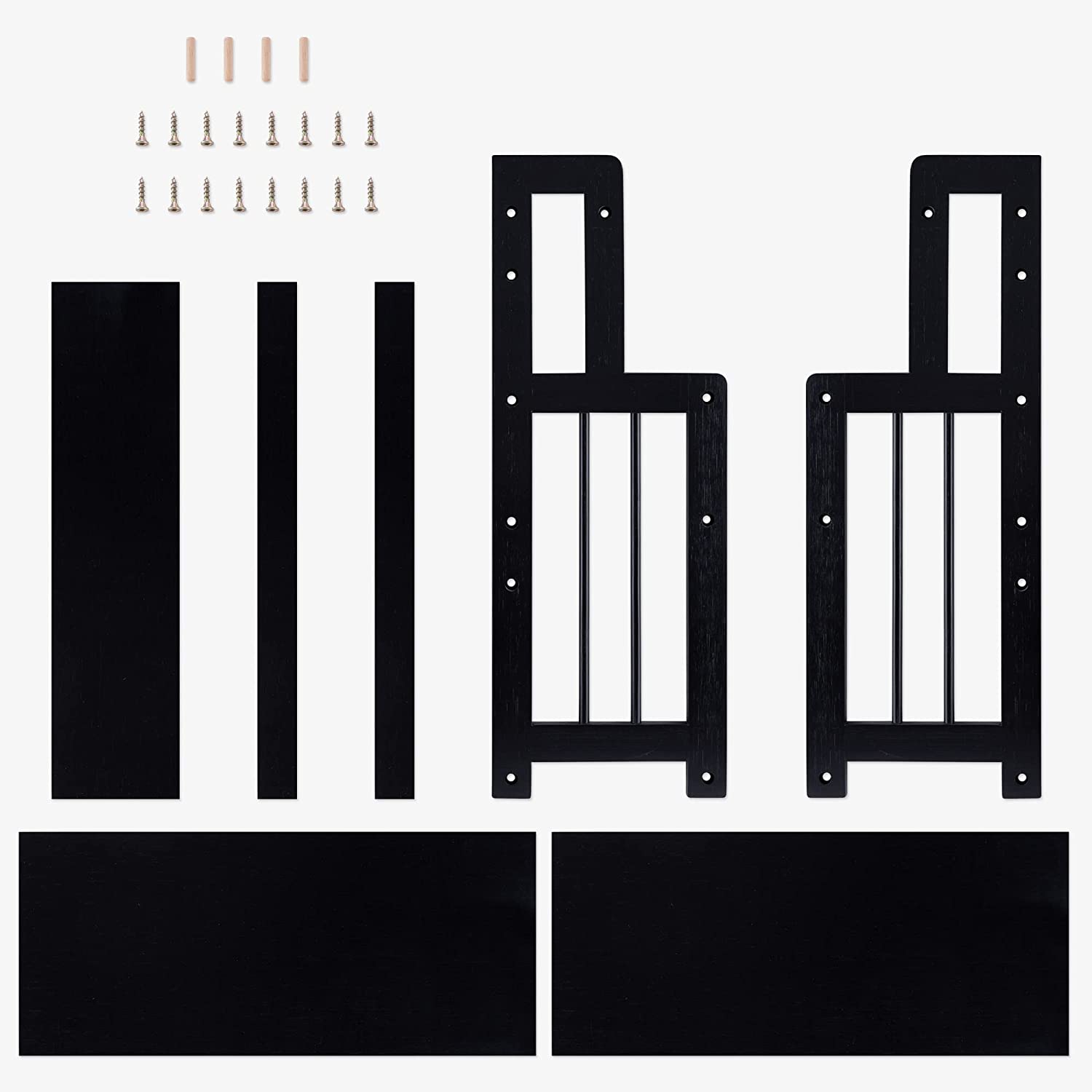 Navaris Bamboo Spice Rack Ξύλινο Ράφι Καρυκευμάτων από Μπαμπού - Black - 50823.02