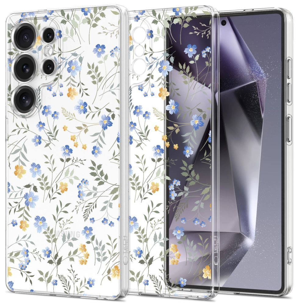 Tech-Protect Samsung Galaxy S25 Ultra Flexair Θήκη Σιλικόνης - Spring Flowers