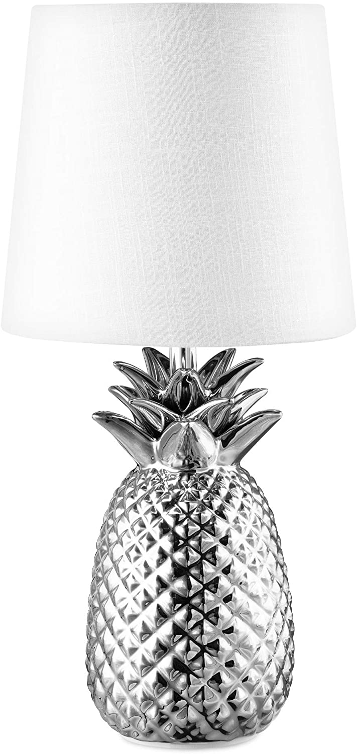 Navaris Desk Lamp Επιτραπέζιο Φωτιστικό - Ανανάς - 35cm - Silver / White - 49150.67.02