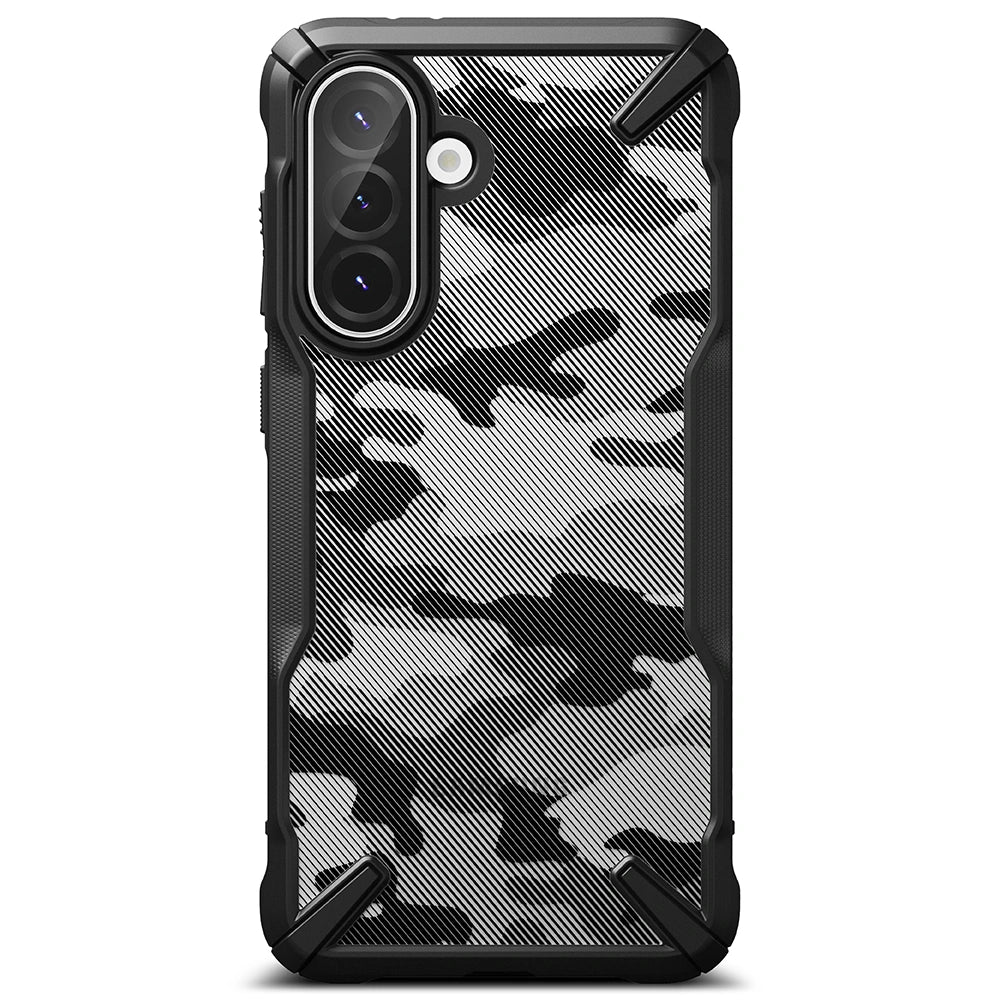 Ringke Samsung Galaxy A36 5G / A56 5G Fusion X Σκληρή Θήκη με Πλαίσιο Σιλικόνης - Camo Black