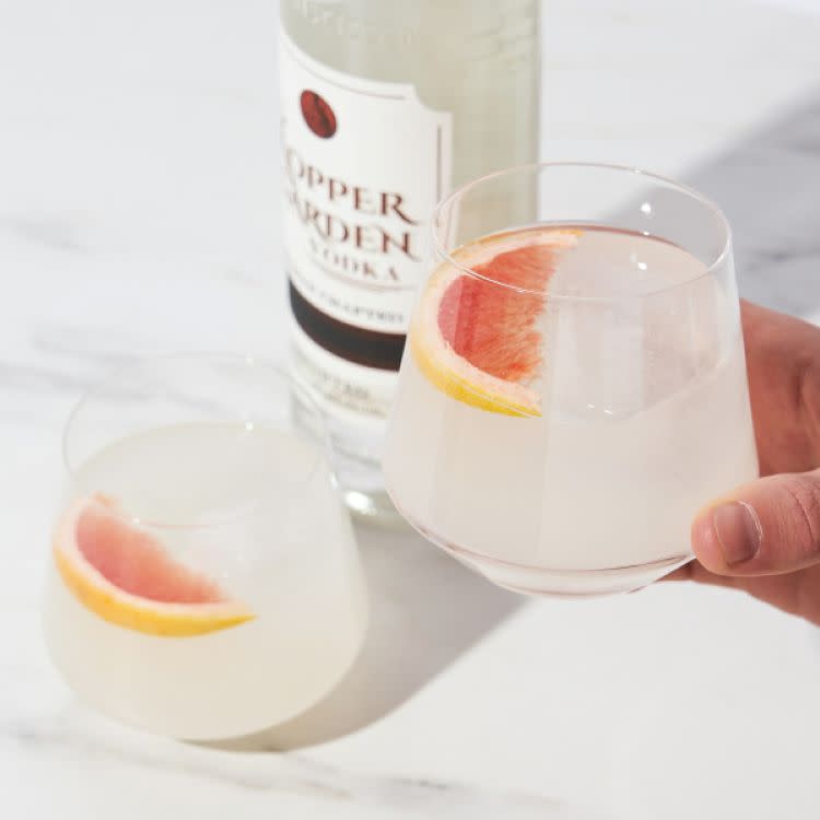 Viski Σετ με 2 Κρυστάλλινα Ποτήρια Cocktail - 350 ml - Raye Angled