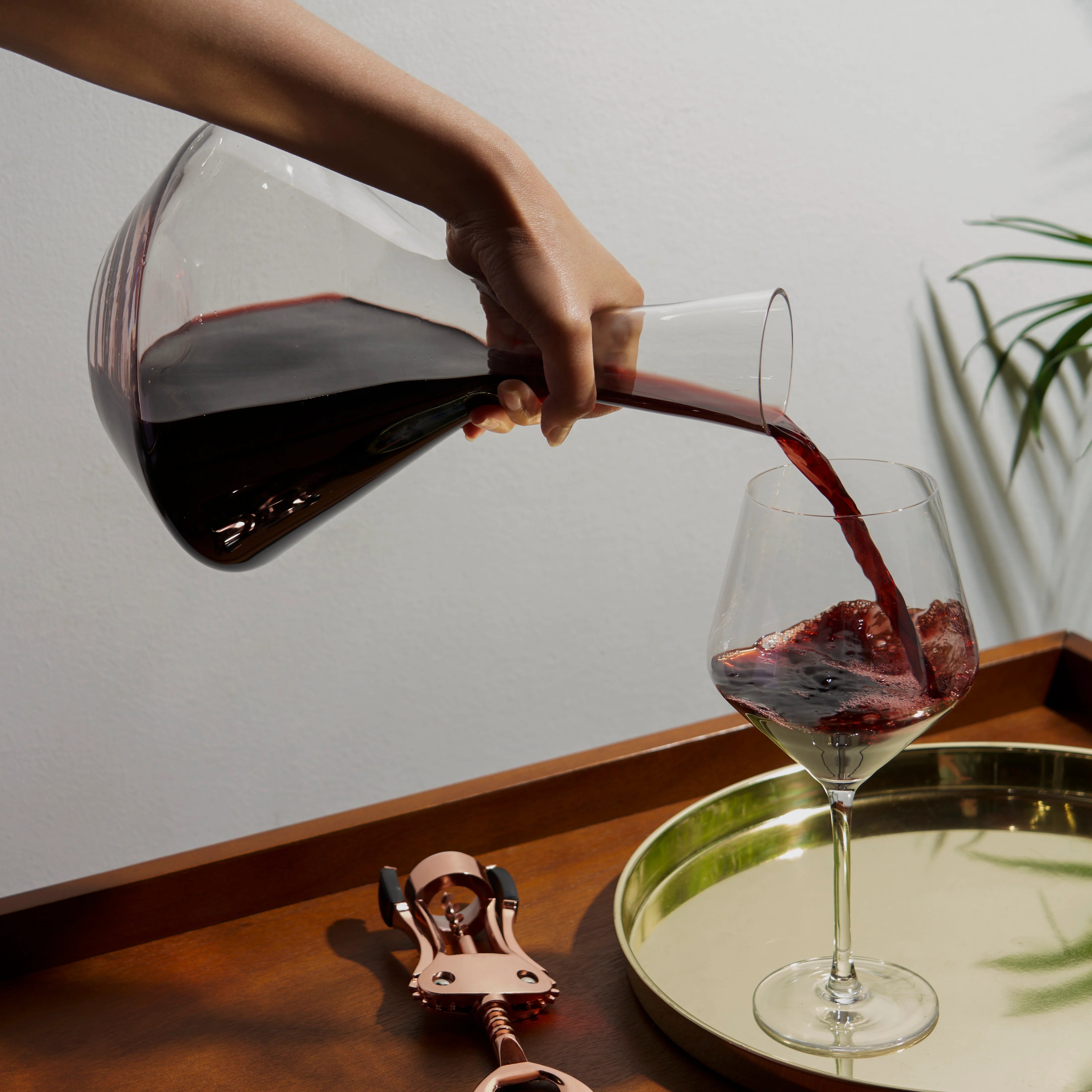 Viski Κρυστάλλινη Καράφα Κρασιού - Decanter - 1.8L - Raye Angled
