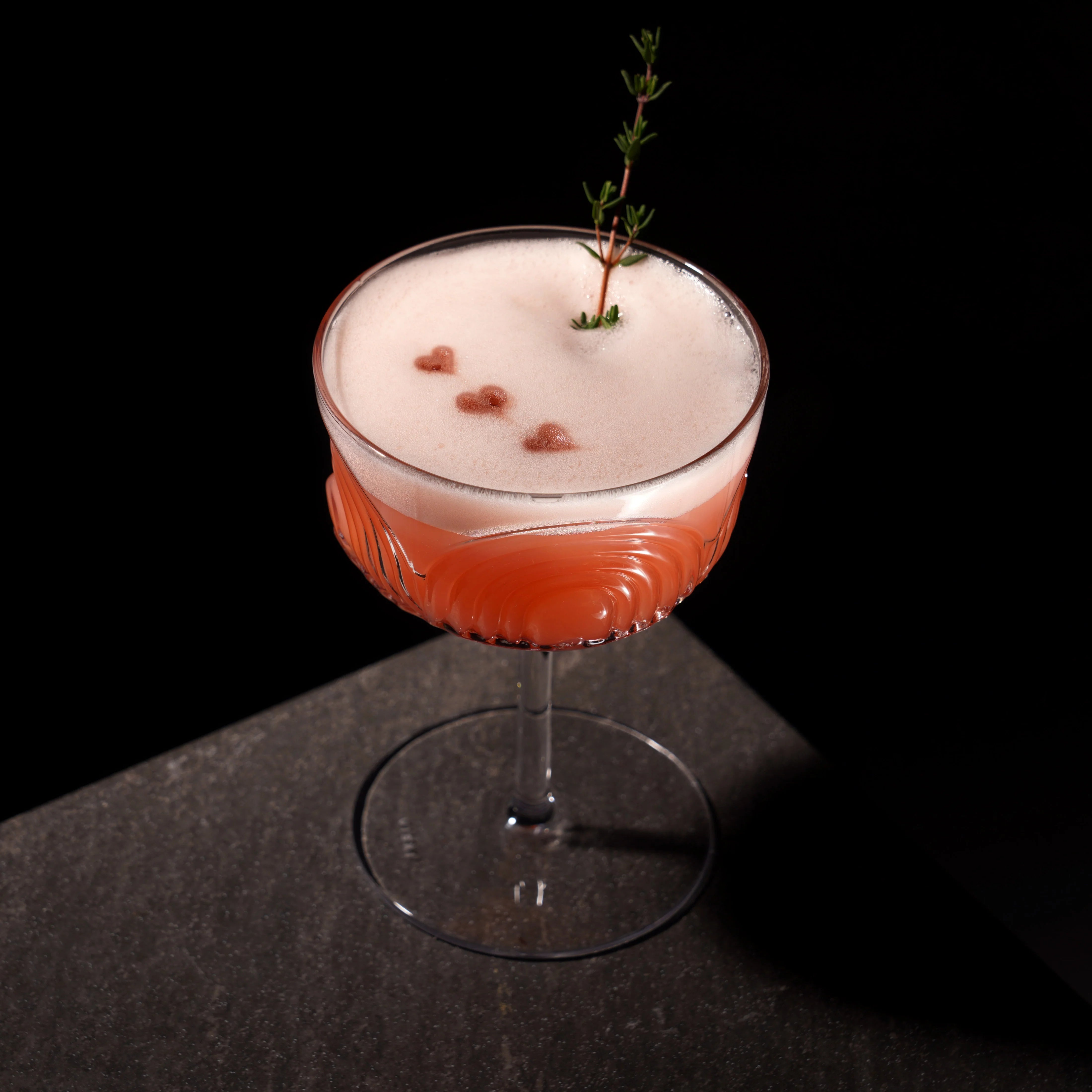 Viski Σετ με 2 Κρυστάλλινα Ποτήρια Cocktail Coupe - 220 ml - Beau