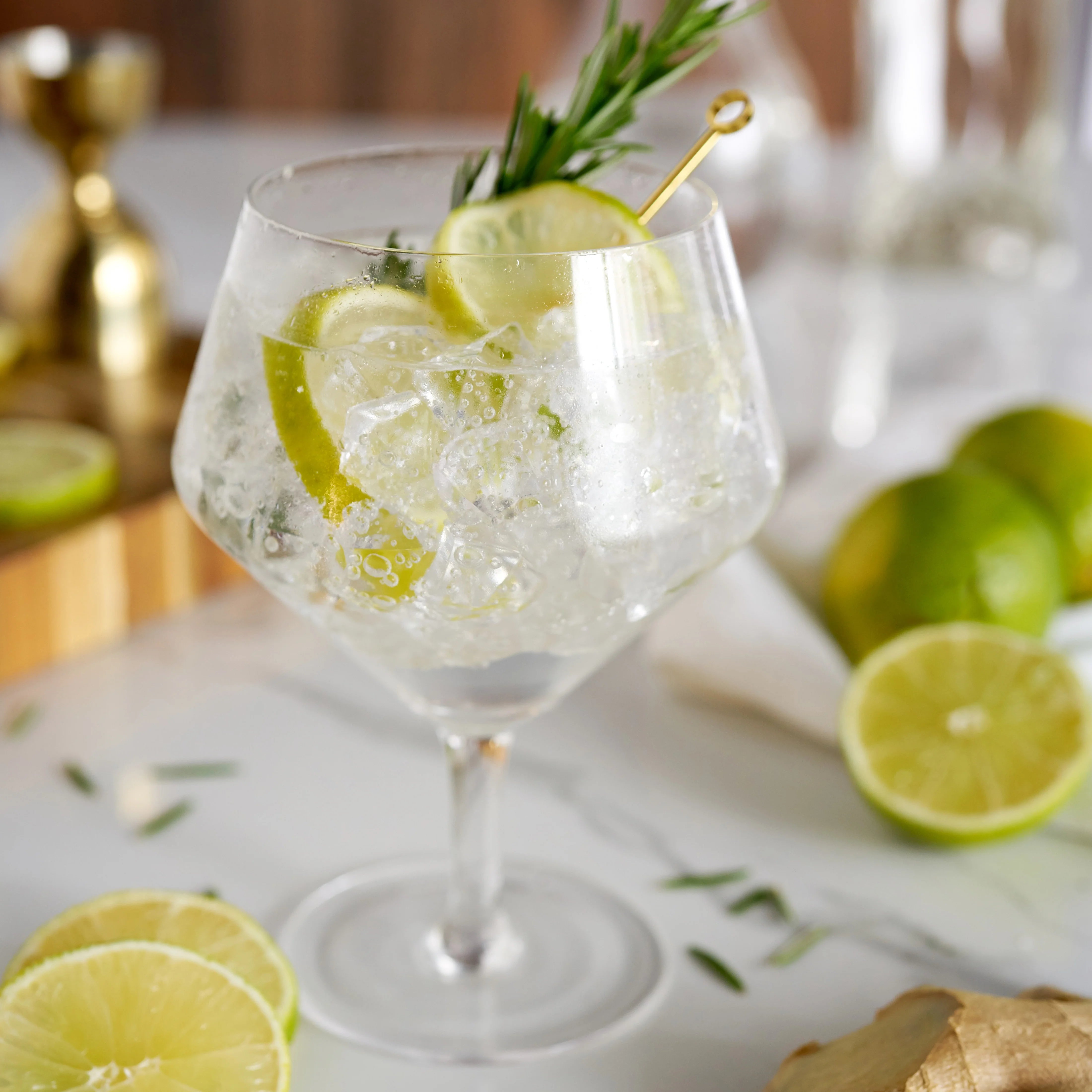 Viski Σετ με 2 Κρυστάλλινα Ποτήρια για Gin Tonic / Cocktail - 415 ml - Raye Angled