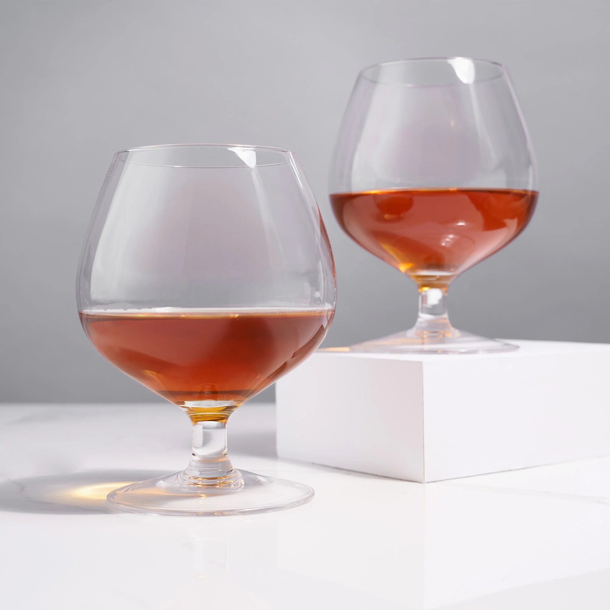 Viski Σετ με 2 Κρυστάλλινα Ποτήρια για Κονιάκ / Brandy - 500 ml - Raye