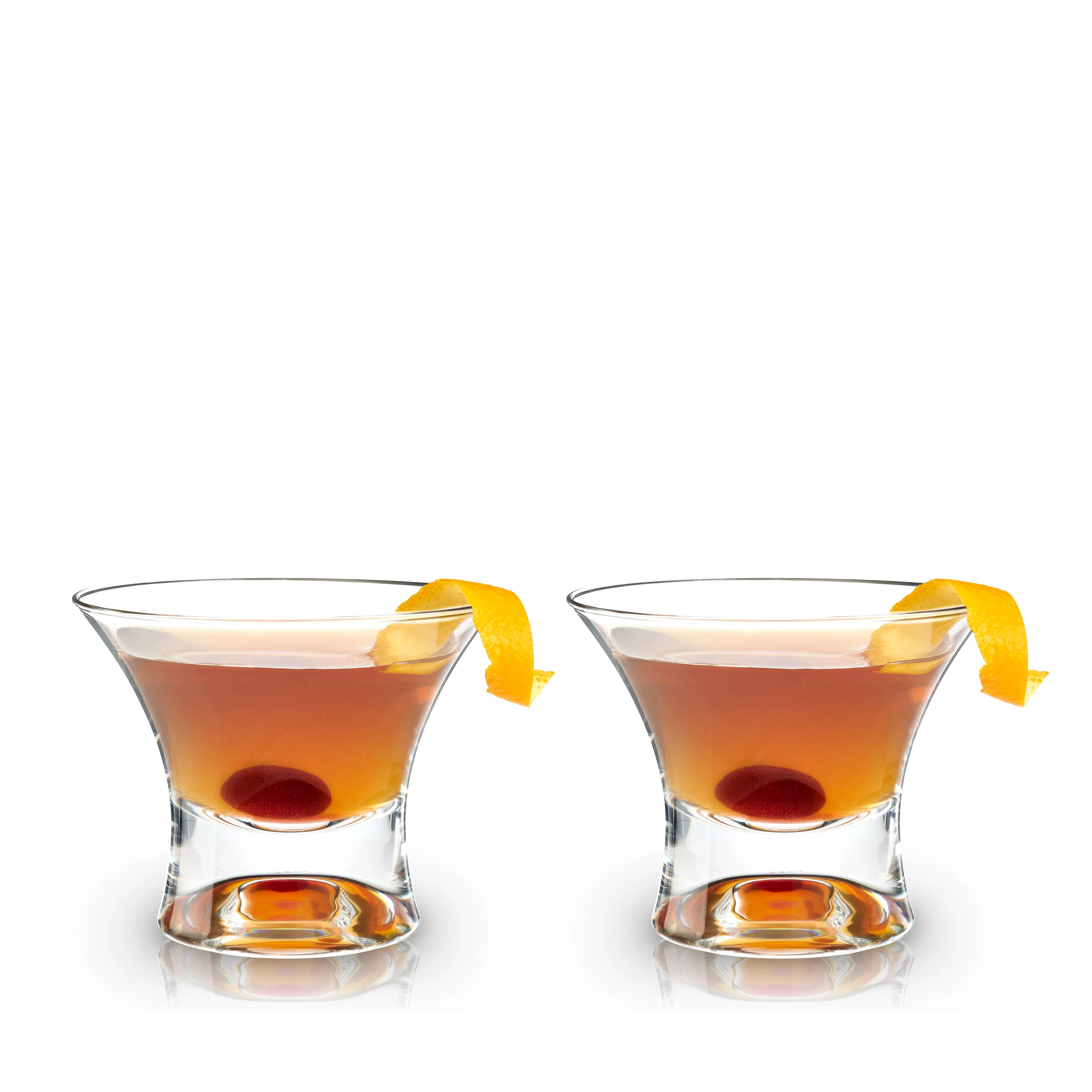 Viski Σετ με 2 Κρυστάλλινα Ποτήρια για Manhattan / Cocktails - 180 ml - Raye