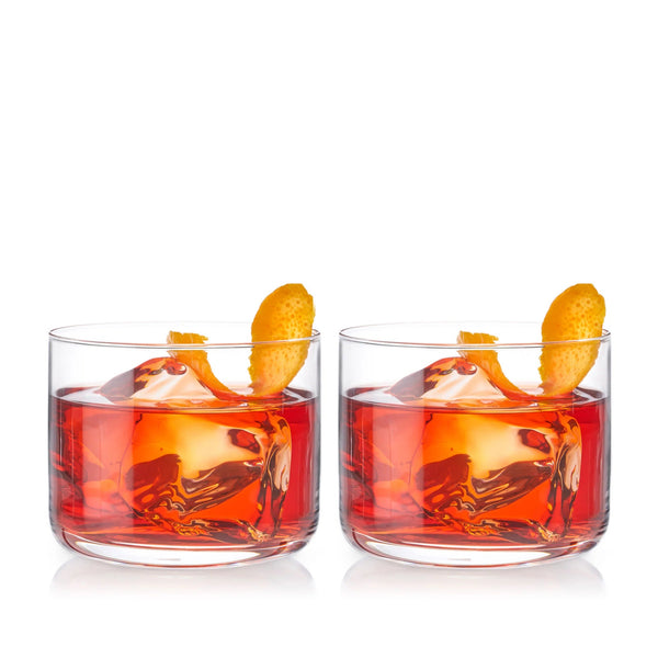 Viski Σετ με 2 Κρυστάλλινα Ποτήρια για Negroni / Cocktails - 240 ml - Raye