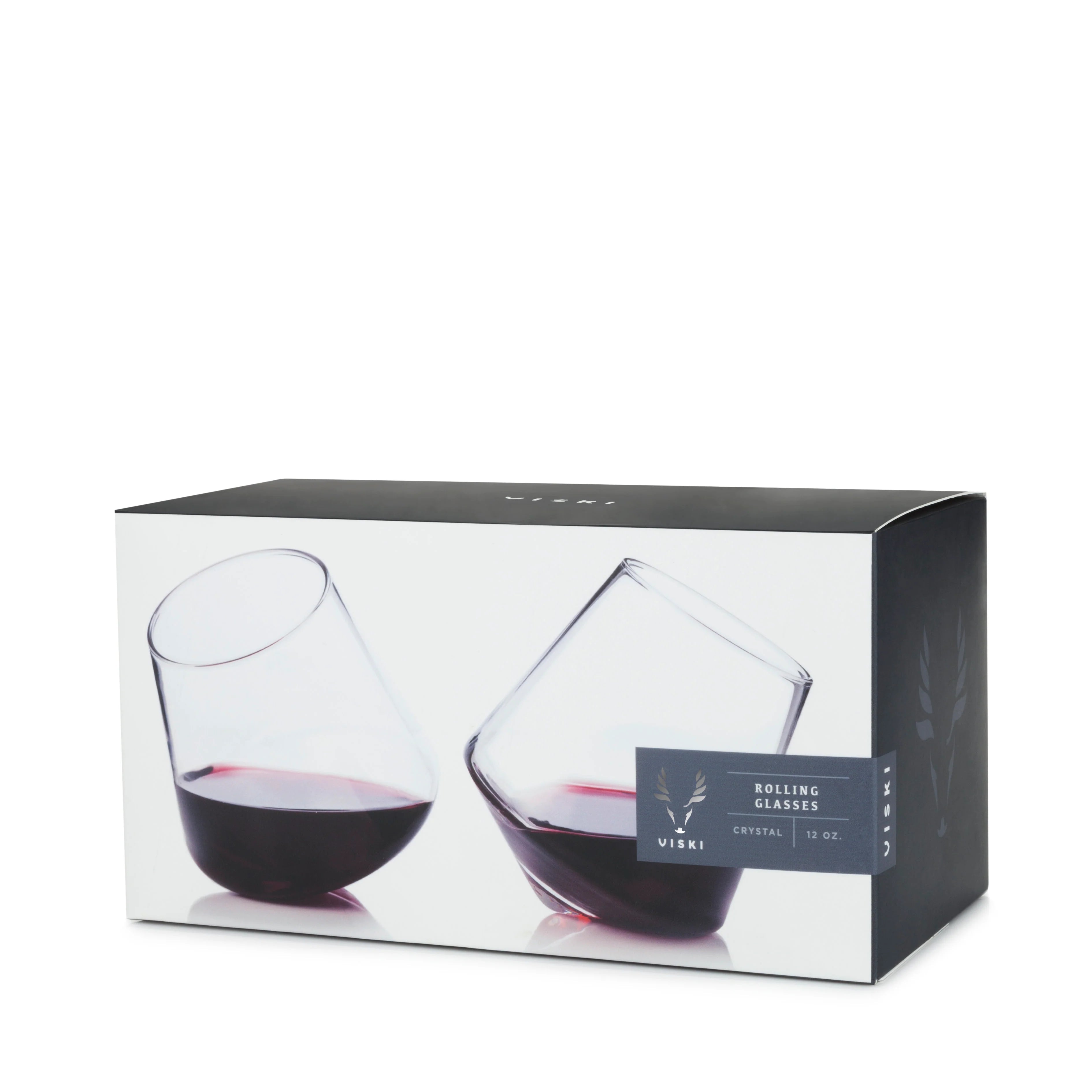 Viski Σετ με 2 Κρυστάλλινα Ποτήρια Κρασιού - 355 ml - Rolling