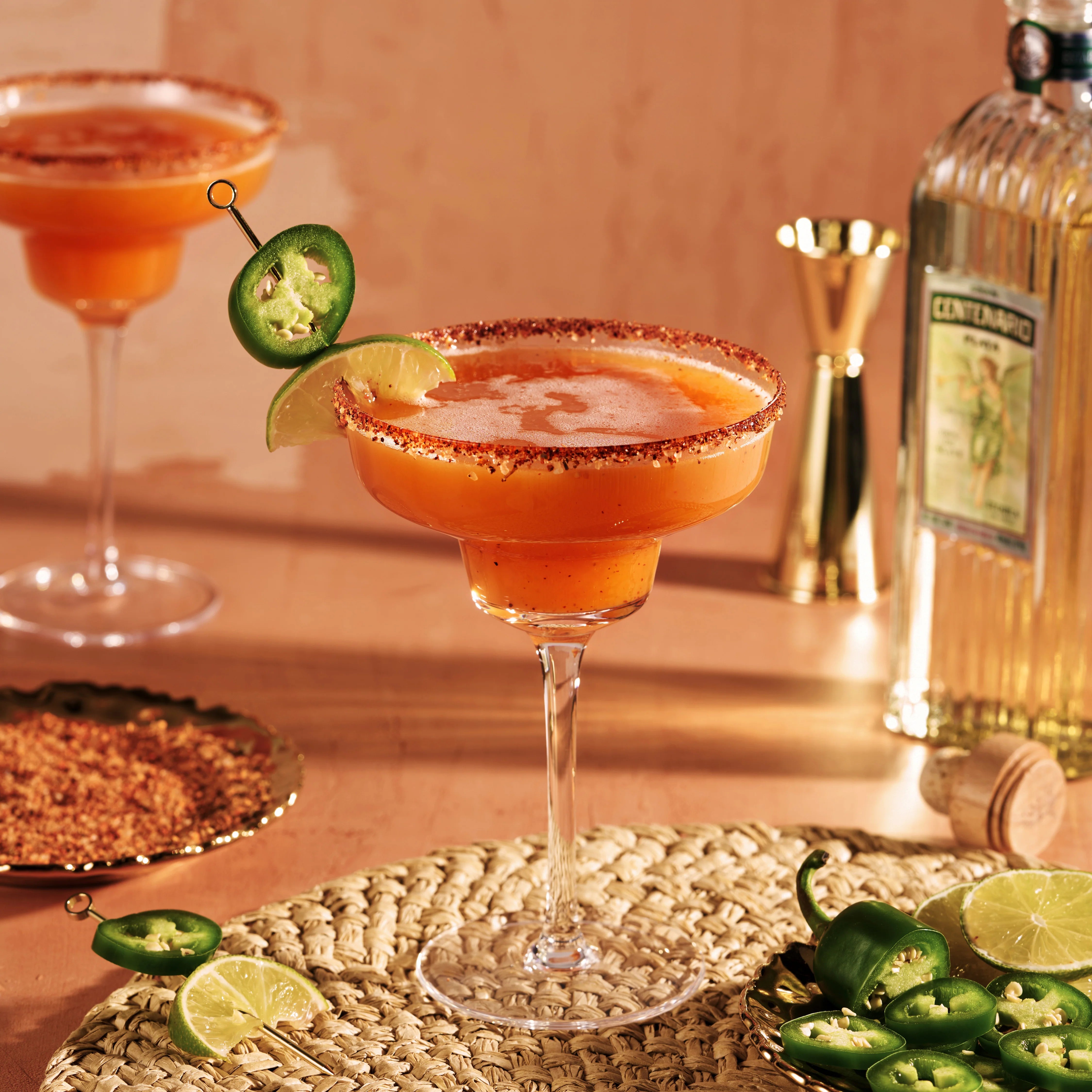 Viski Σετ με 2 Κρυστάλλινα Ποτήρια Margarita - 355 ml - Raye Angled