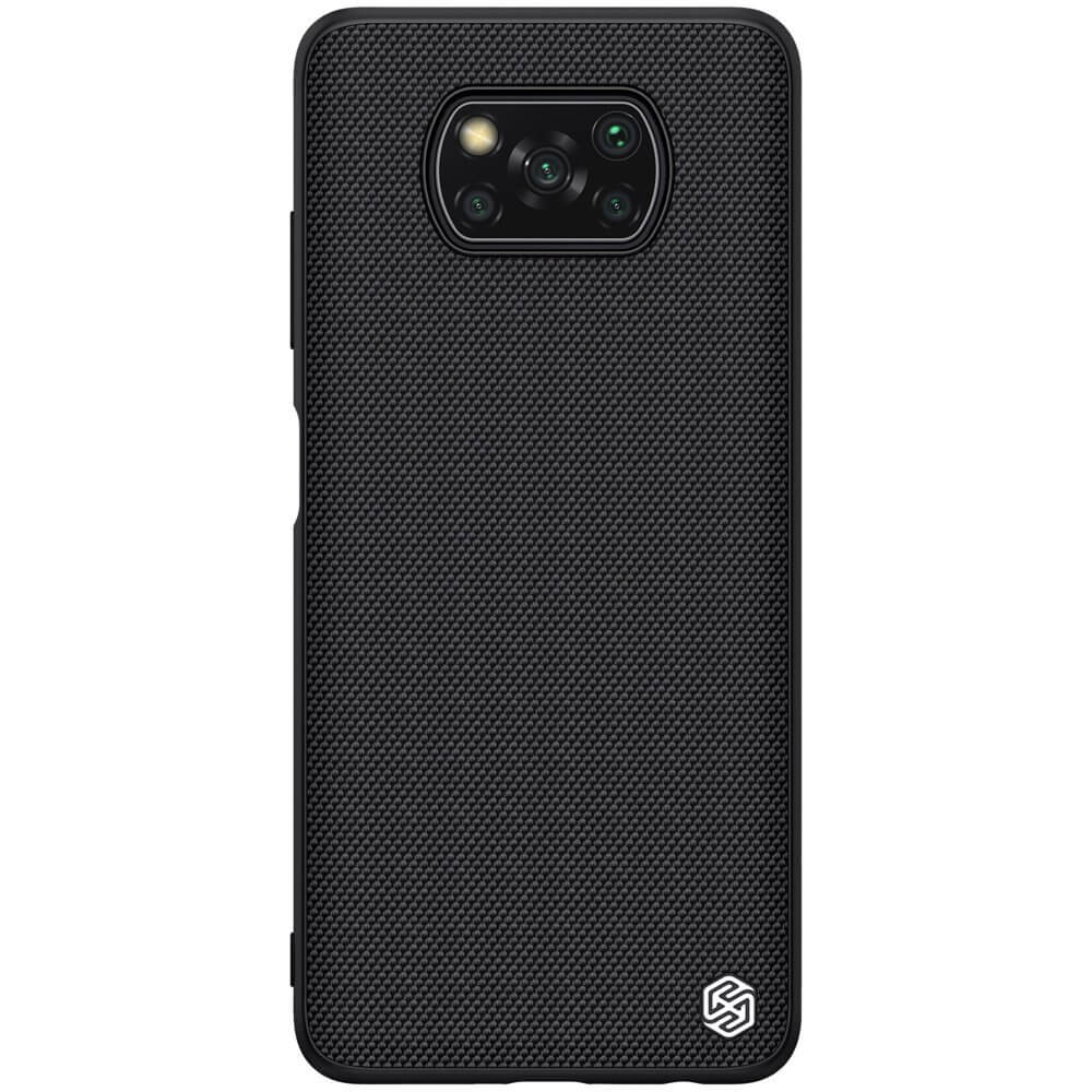 Nillkin Xiaomi Poco X3 NFC / X3 Pro Textured Case Σκληρή Θήκη με Πλαίσιο Σιλικόνης - Black