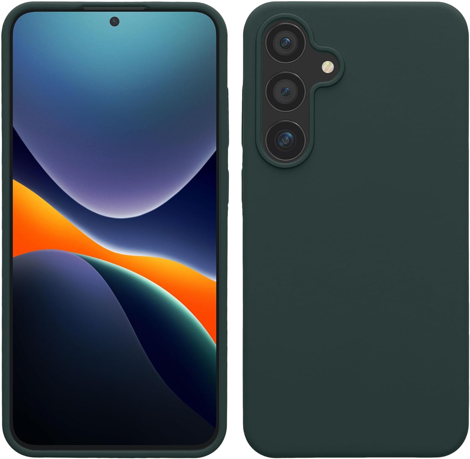 KW Samsung Galaxy S24+ Θήκη Σιλικόνης Rubberized TPU - Moss Green