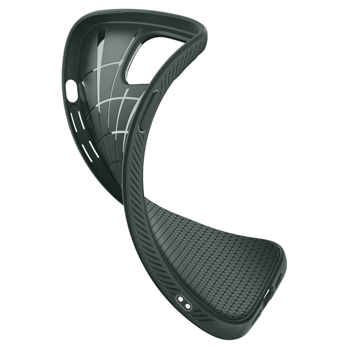 Spigen iPhone 15 Plus Liquid Air Θήκη Σιλικόνης - Abyss Green