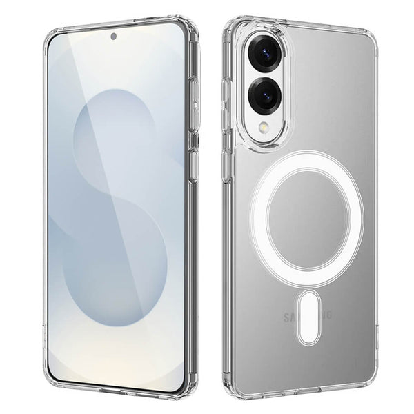 Techsuit Samsung Galaxy S25 Edge - MagSafe Pro - Σκληρή Θήκη με Πλαίσιο Σιλικόνης - Διάφανη