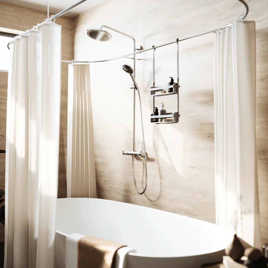 Umbra Flex Πλαστική Ραφιέρα Ντουζιέρας - Grey