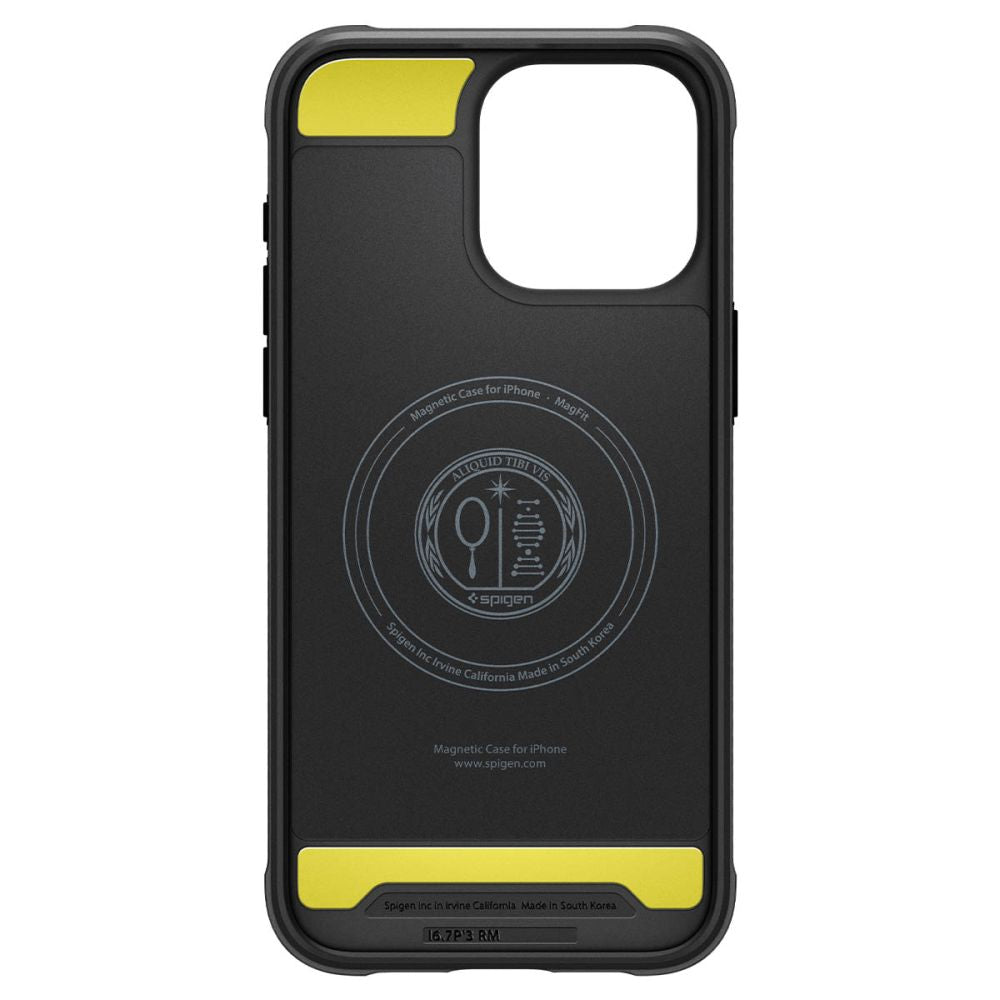 Spigen iPhone 15 Pro Max Rugged Armor Mag Θήκη TPU με MagSafe - Matte Black