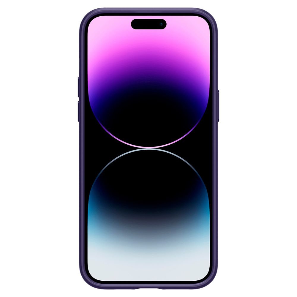 Spigen iPhone 14 Pro Liquid Air Θήκη Σιλικόνης - Deep Purple