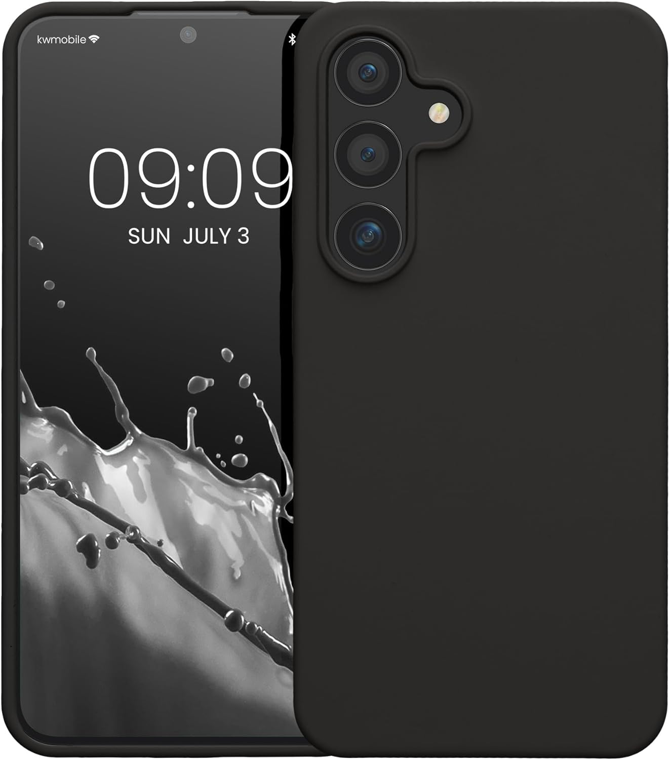 KW Samsung Galaxy S24 Θήκη Σιλικόνης Rubberized TPU - Dark Grey