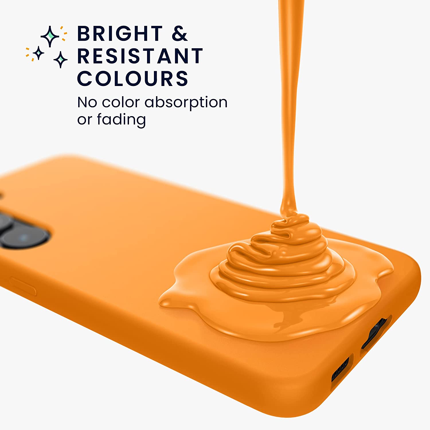KW Samsung Galaxy S23 Plus Θήκη Σιλικόνης Rubberized TPU - Fruity Orange - 60274.150