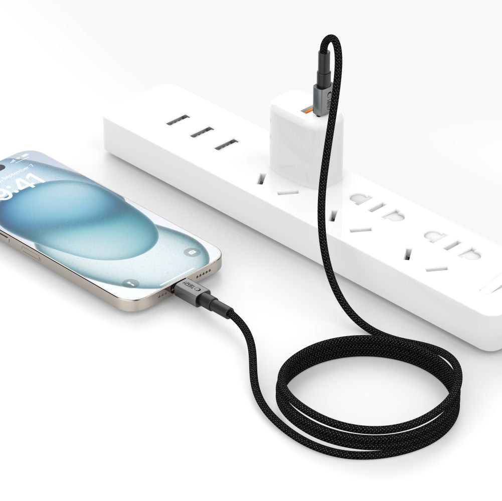 Tech-Protect UltraBoost DNA PD60W 3A - Καλώδιο Δεδομένων και Φόρτισης Type-C to Type-C - 2m - Iron Grey
