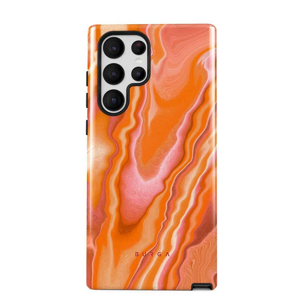 Burga Samsung Galaxy S22 Ultra Fashion Tough Σκληρή Θήκη - Retro Glow