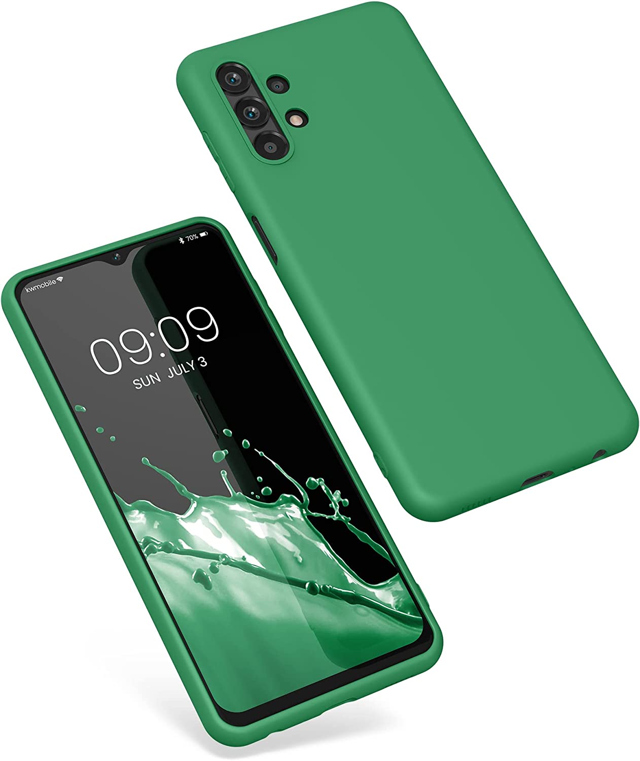 KW Samsung Galaxy A13 4G Θήκη Σιλικόνης TPU - Pixie Green - 57805.227