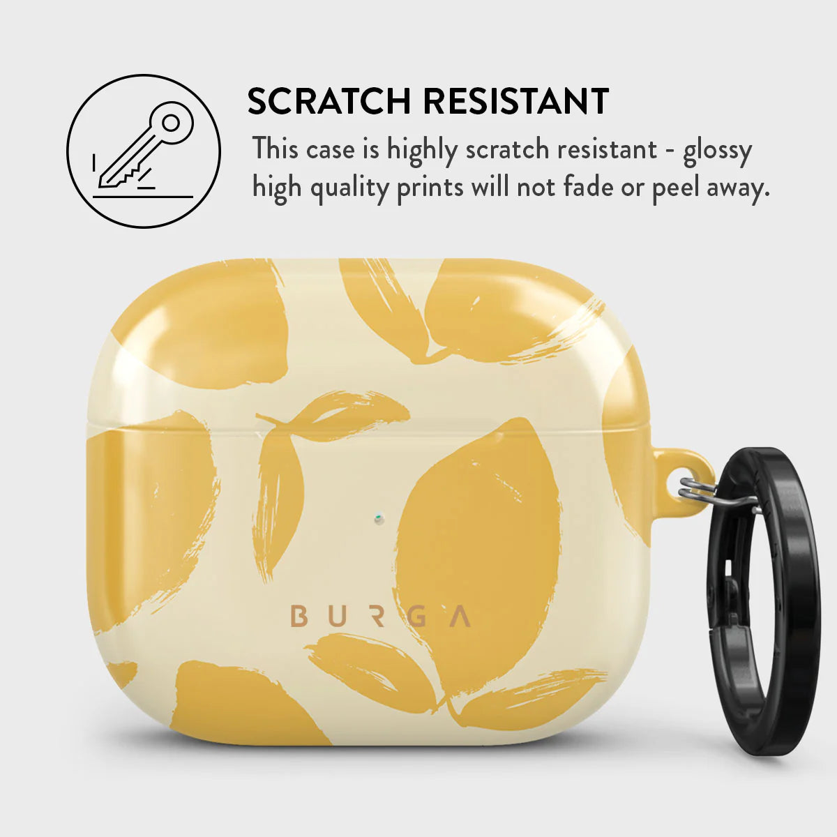 Burga AirPods 3 Σκληρή Θήκη - Lemon Tart