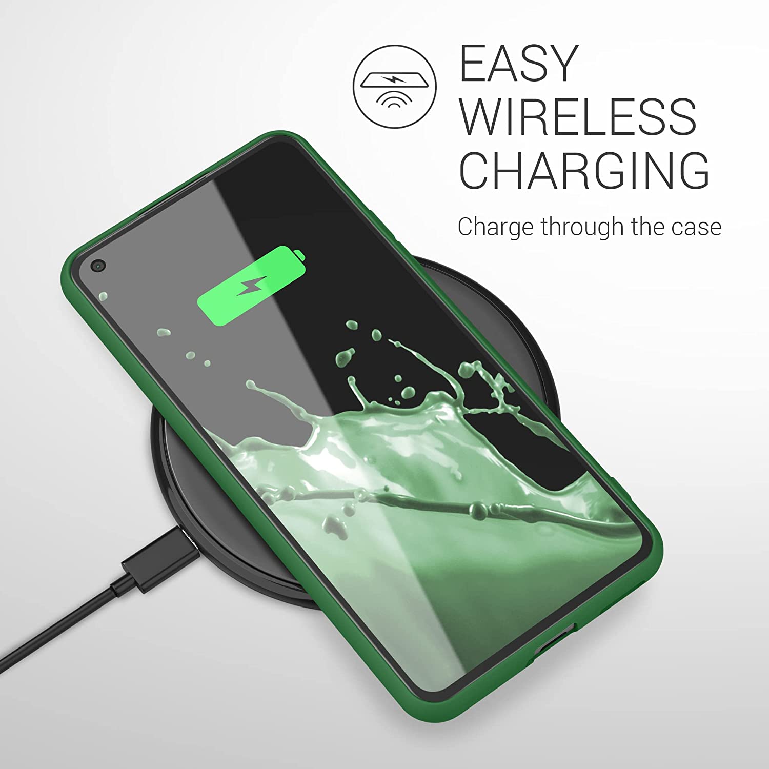 KW Xiaomi Mi 11 Lite / Mi 11 Lite 5G Θήκη Σιλικόνης TPU - Pixie Green - 54726.227