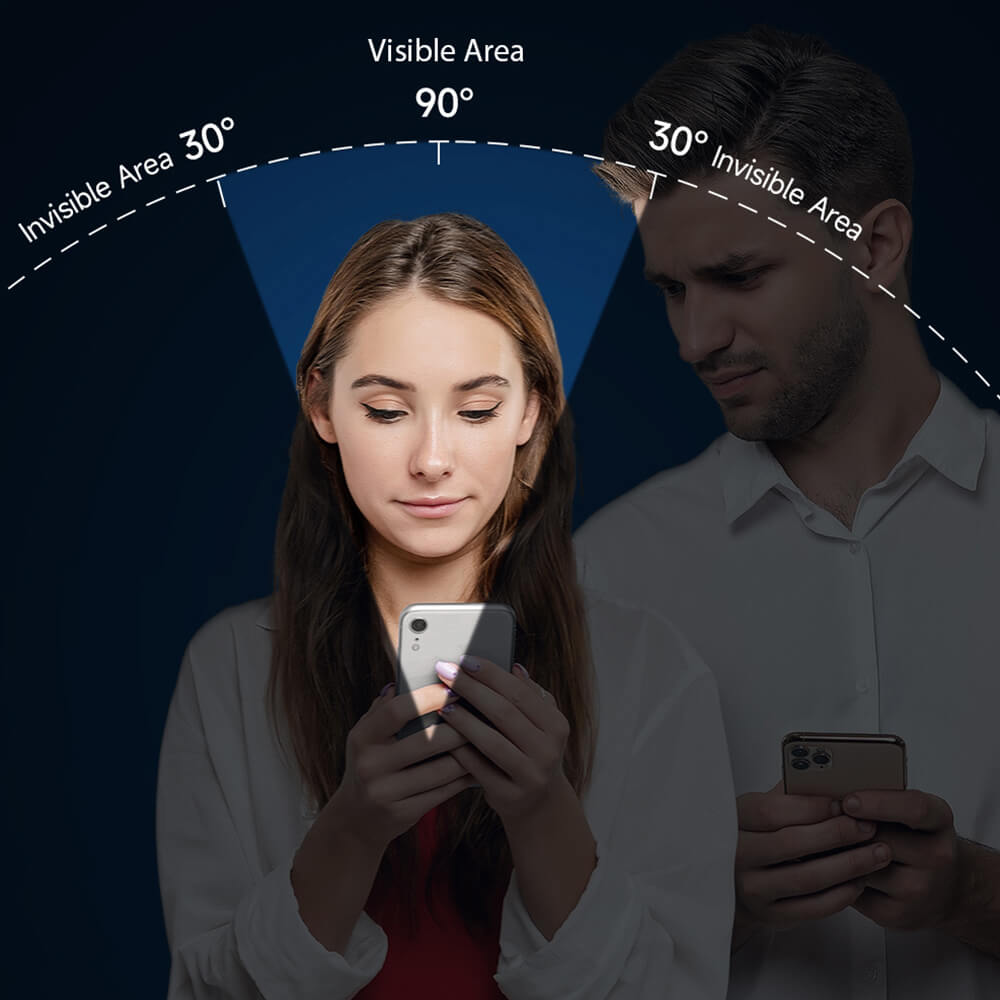 Dux Ducis iPhone 15 Pro 2.5D Glass Privacy 9H Full Screen Αντιχαρακτικό Γυαλί Οθόνης - Black