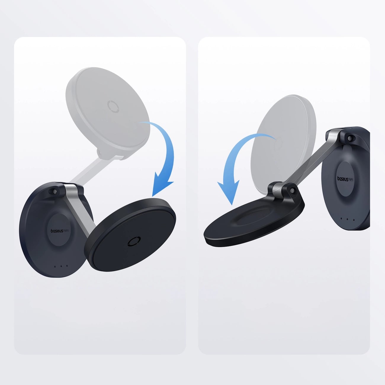 Baseus MagPro Self-adhesive Αναδιπλούμενη Αυτοκόλλητη Μαγνητική Βάση Στήριξης Κινητού - Black - B10564101121-00