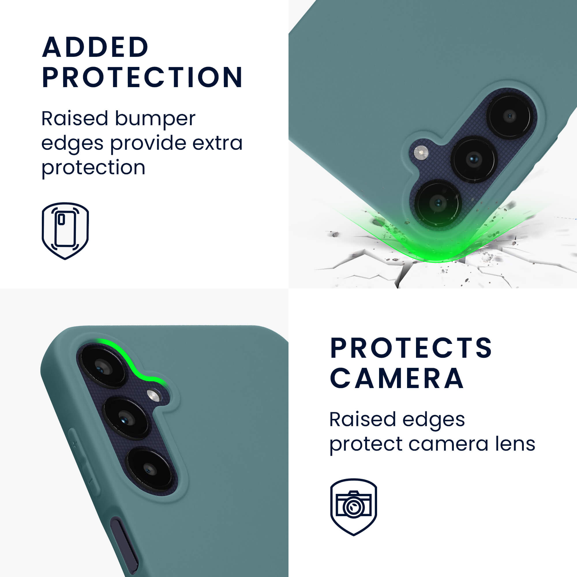 KW Samsung Galaxy A25 5G Λεπτή Θήκη Σιλικόνης TPU - Arctic Night