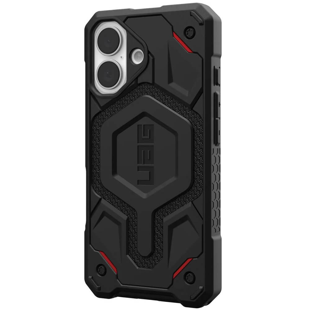 UAG iPhone 16 Monarch Pro Series Σκληρή Θήκη με MagSafe - Kevlar Black