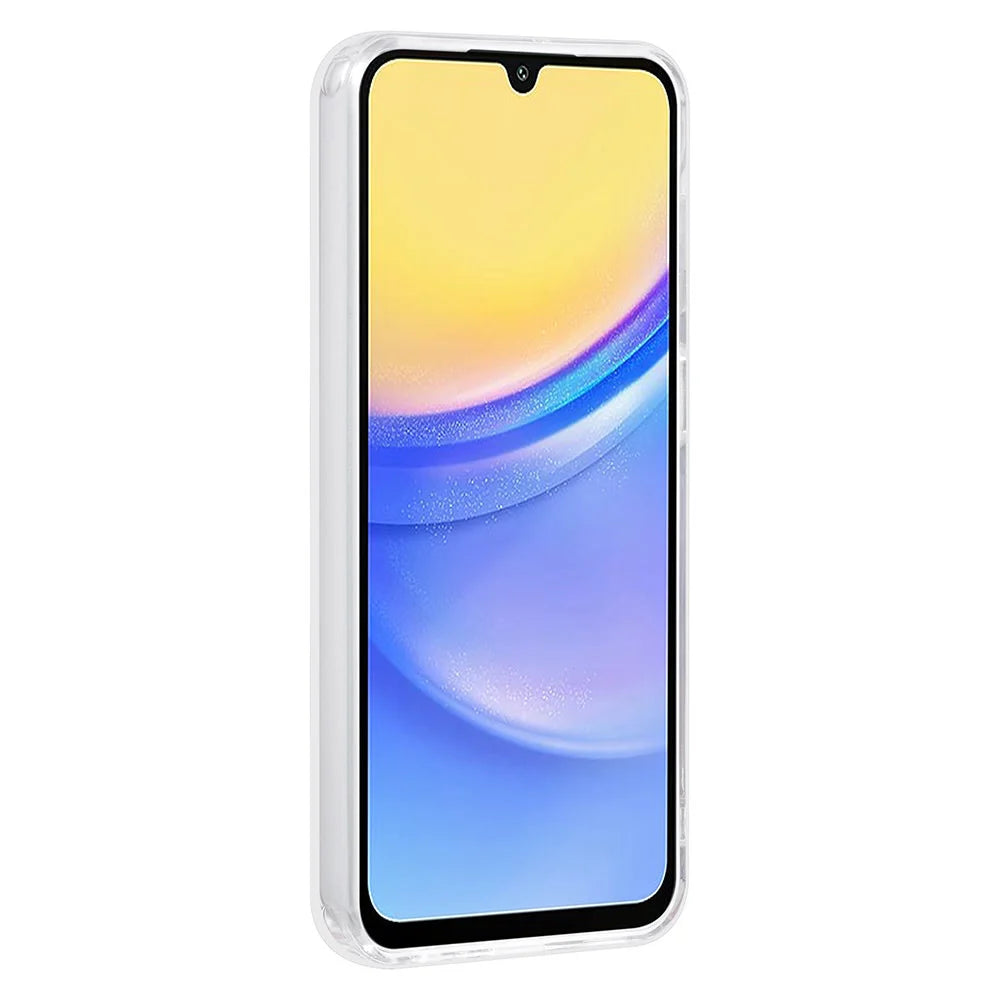 Tuniq Samsung Galaxy A15 4G / A15 5G - Σκληρή Θήκη με Πλαίσιο Σιλικόνης - Σχέδιο Μάρμαρο - Λευκή