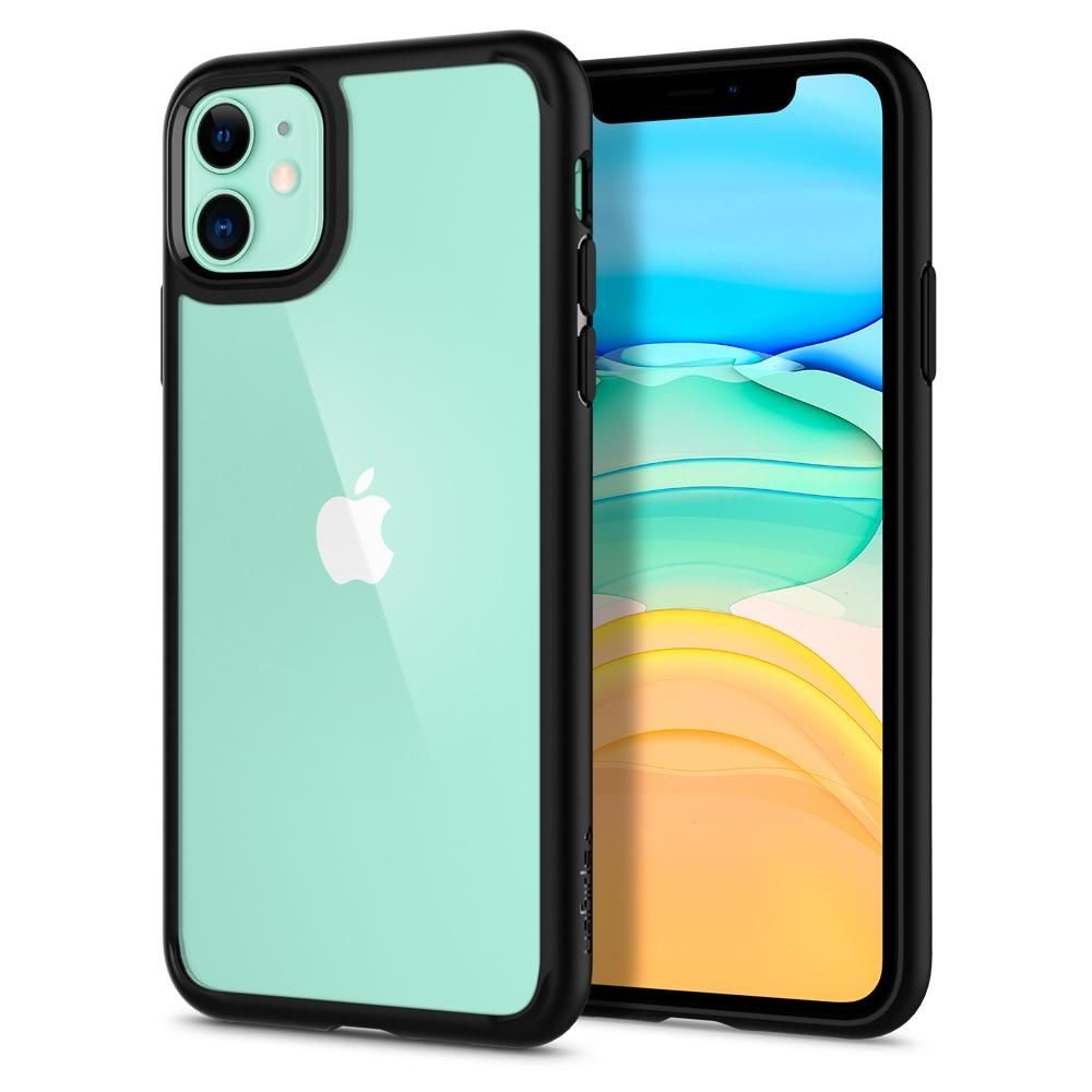 Spigen iPhone 11 Ultra Hybrid Σκληρή Θήκη με Πλαίσιο Σιλικόνης - Matte Black