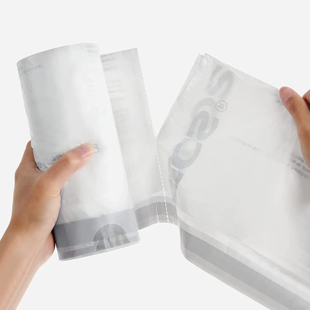 Songmics Σακούλες Απορριμμάτων - 8L - 90 Τεμάχια - White - KRB008A02