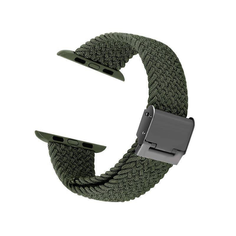 Crong Λουράκι Apple Watch 2/3/4/5/6/7/8/9/10/11 - SE (1/2/3) - 38/40/41/42mm Wave Band - Green