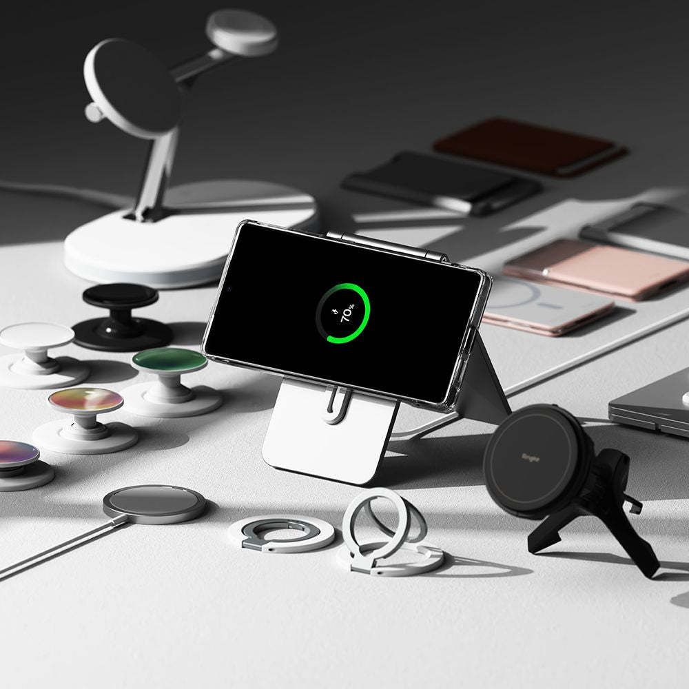 Ringke Samsung Galaxy S25 Ultra - Fusion Magnetic - Σκληρή Θήκη με Πλαίσιο Σιλικόνης και MagSafe - Διάφανη