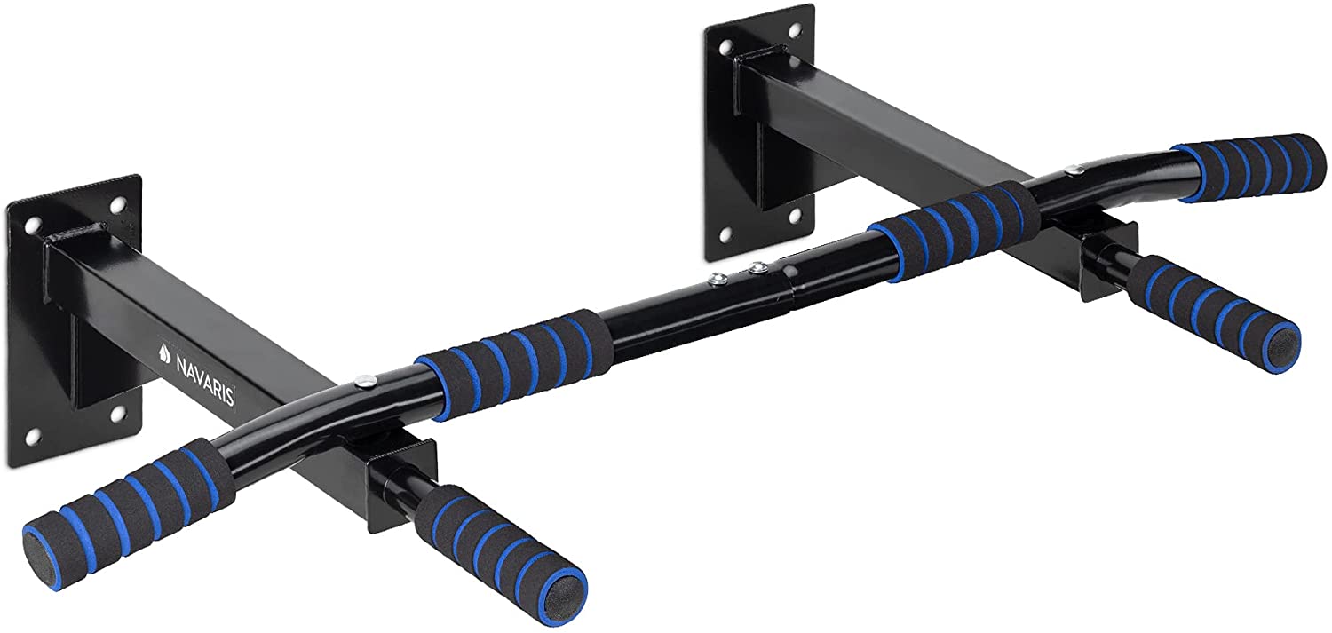Navaris Pull-Up Bar για Τοίχο - Black / Blue - 54176.01