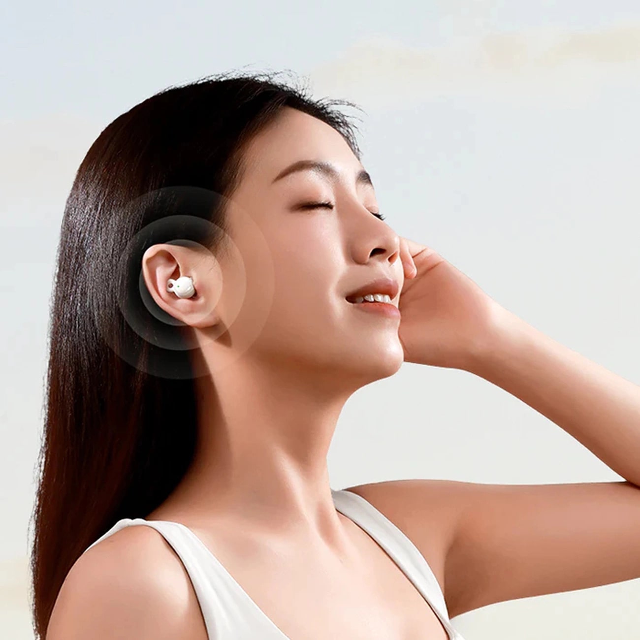 Joyroom Sleep Earbuds TWS Bluetooth 5.3 - Ασύρματα ακουστικά για Κλήσεις / Μουσική - White - JR-TS3