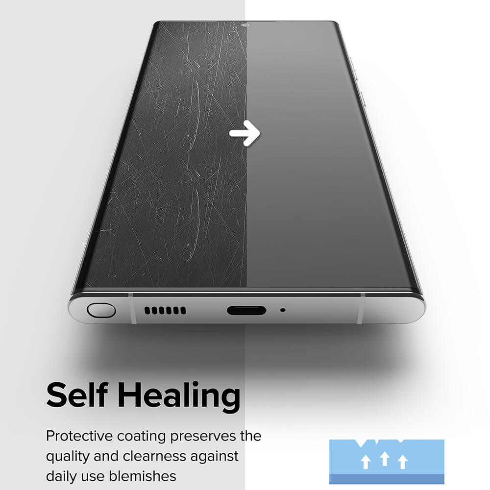 Ringke Samsung Galaxy S22 Ultra Dual Easy Full Cover - Προστατευτική Μεμβράνη Οθόνης - 2 Τεμάχια - Διάφανα