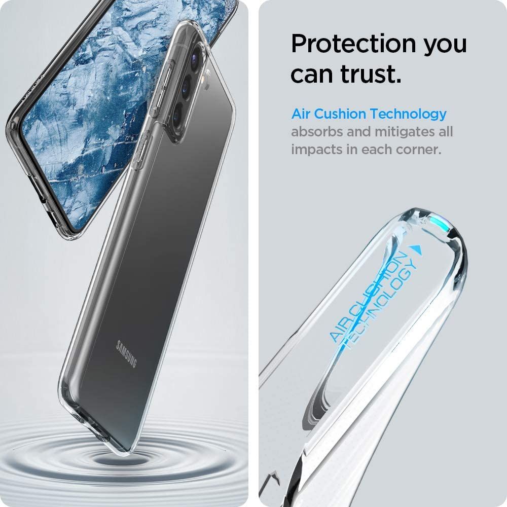 Spigen Samsung Galaxy S21 Liquid Crystal Θήκη Σιλικόνης - Crystal Clear