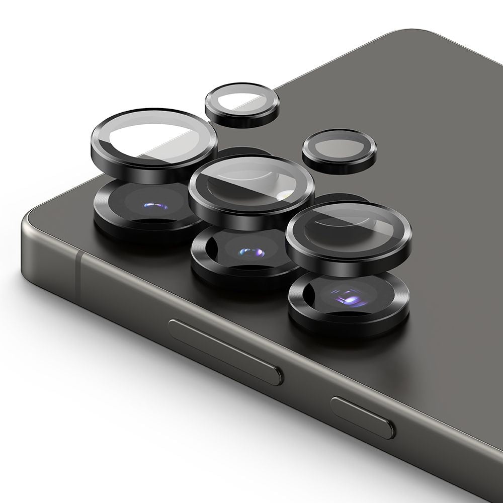 Ringke Samsung Galaxy S25 Ultra Lens Frame Glass Αντιχαρακτικό Γυαλί για την Κάμερα - 2 Τεμάχια - Black