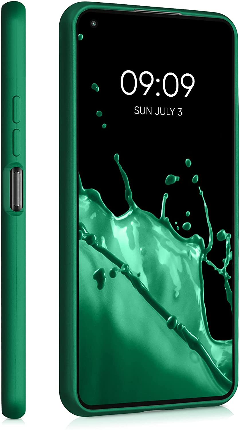 KW Xiaomi Mi 11 Lite / Mi 11 Lite 5G Θήκη Σιλικόνης TPU - Metallic Dark Green - 54727.170