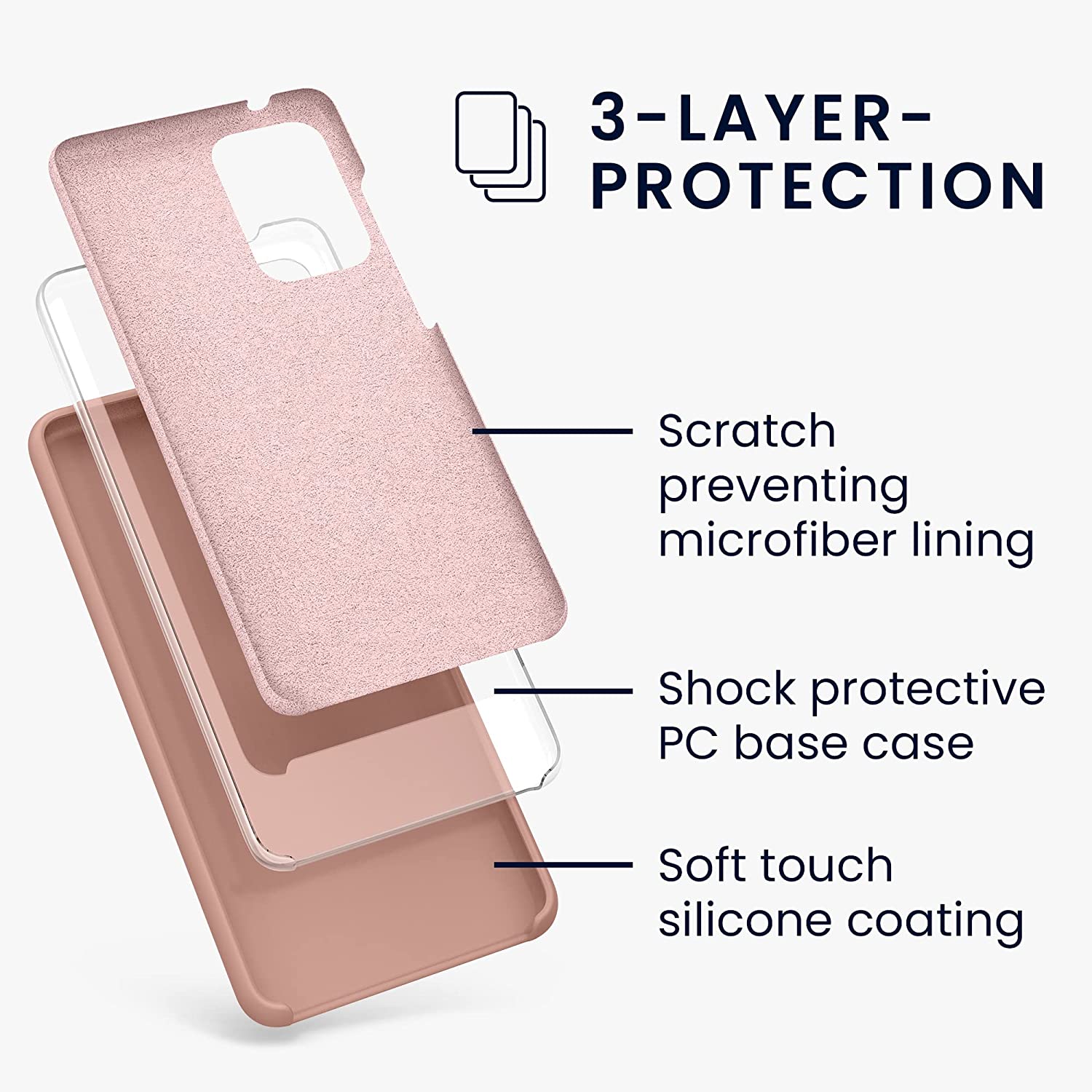 KW Samsung Galaxy A52 / A52 5G / A52s 5G Θήκη Σιλικόνης Rubber TPU - Orange Clay - 54347.237